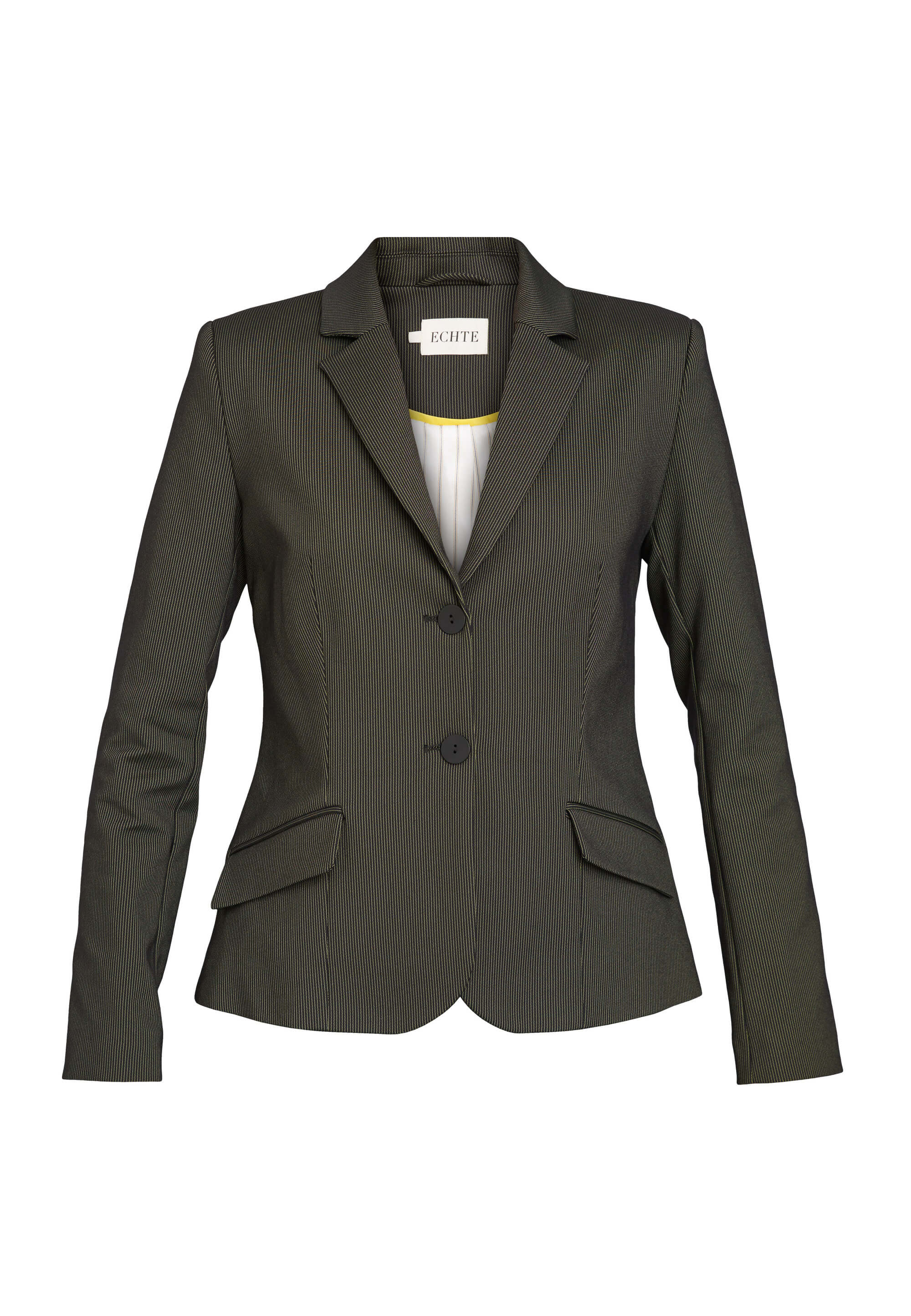 ECHTE Gaia, Regular In jackets Jackets 07007 Sulphur Yellow stripe