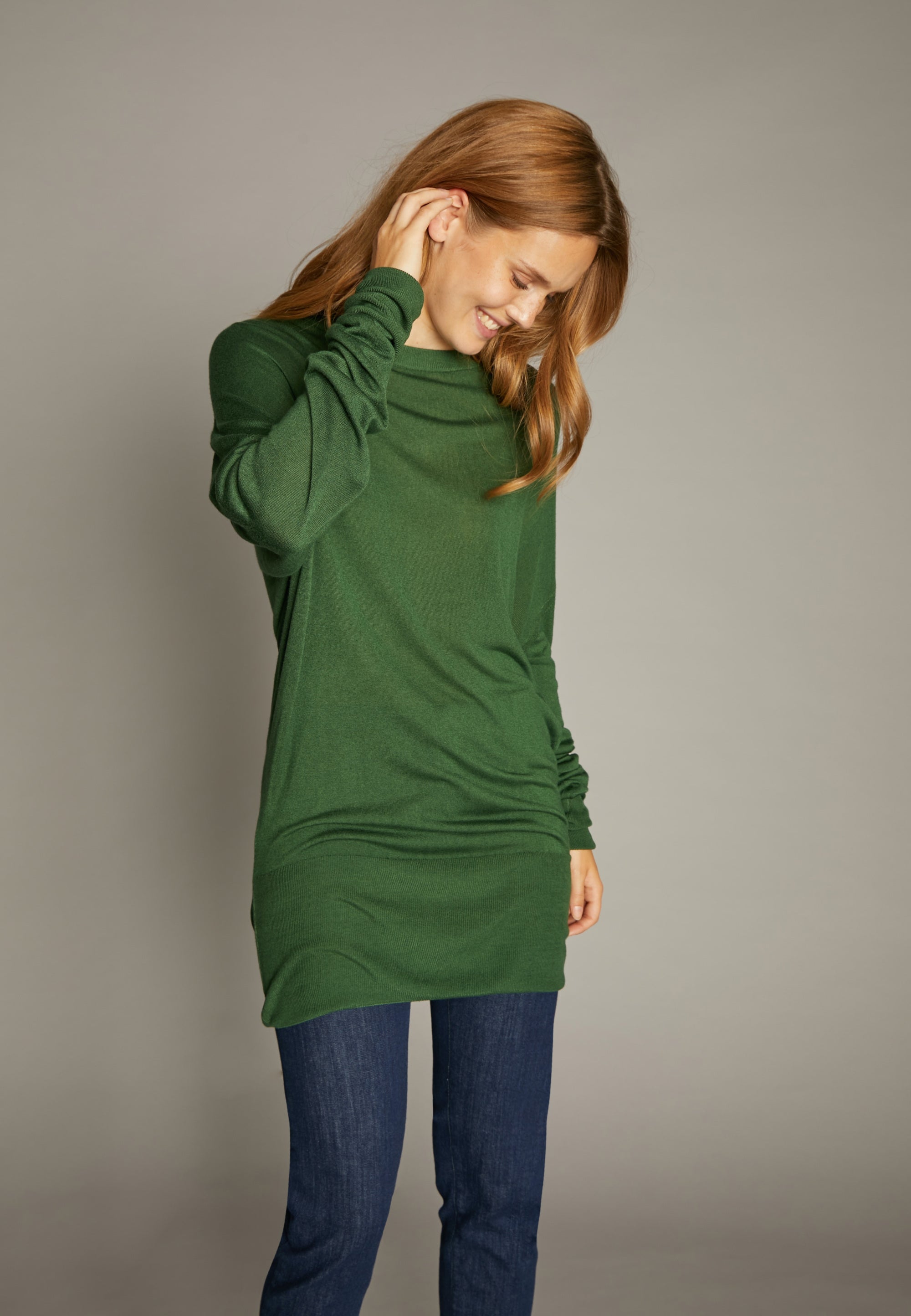 ECHTE Loose Fit Jumper Knitwear 03101 Grass