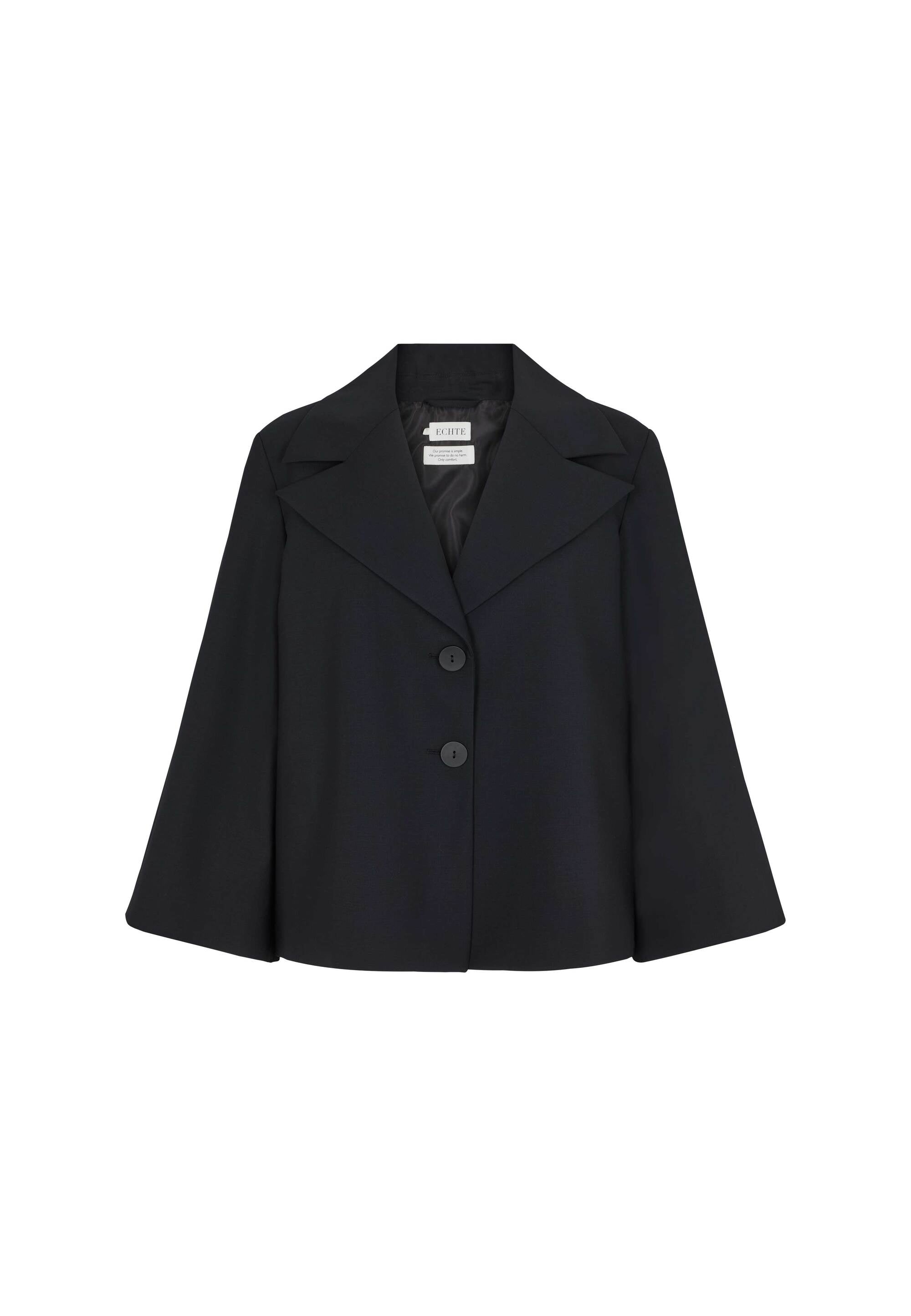 ECHTE Oversized Blazer Jackets 01000 Black