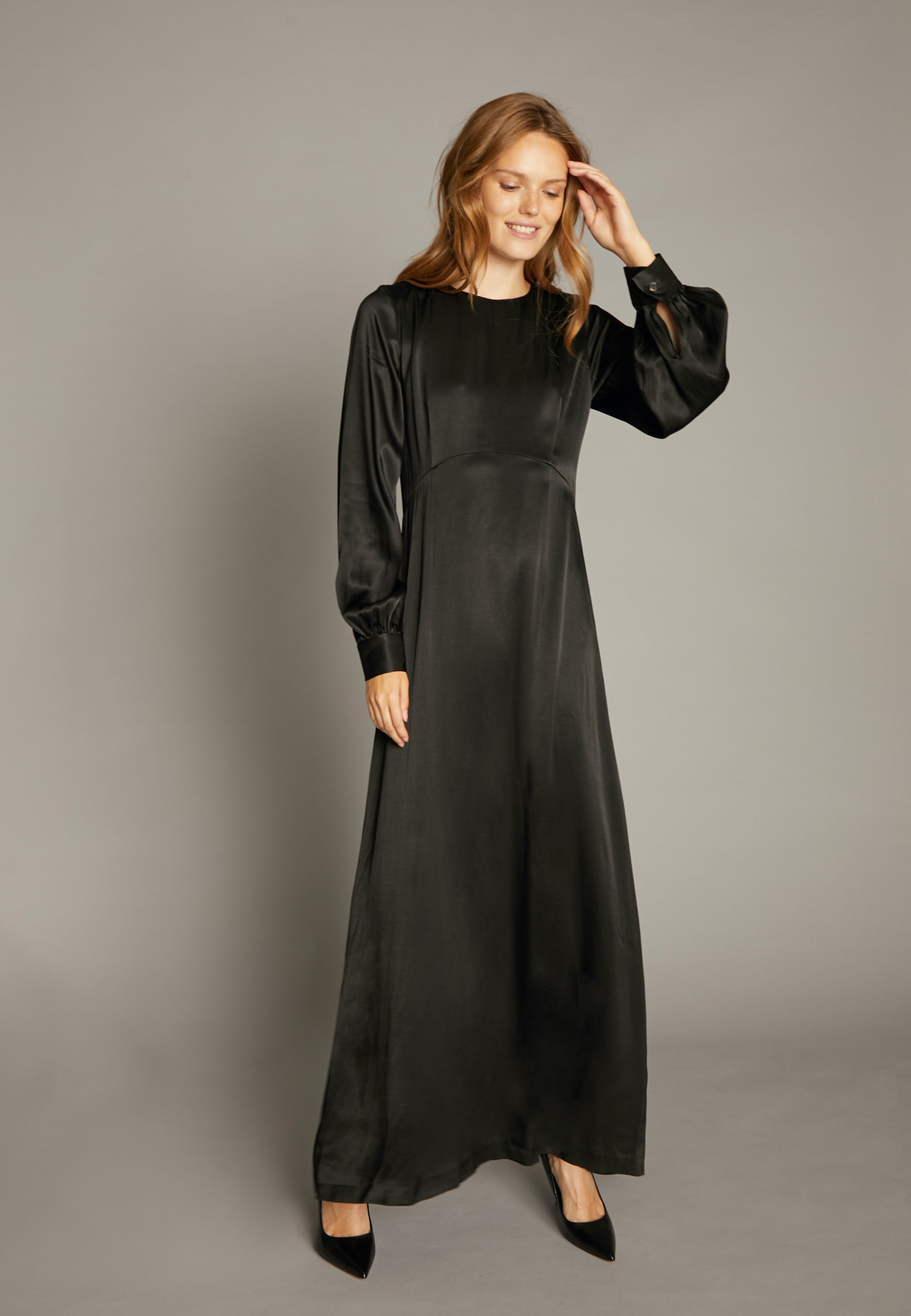 ECHTE Puff-Sleeve Dress, Dresses Dresses 01000 Black