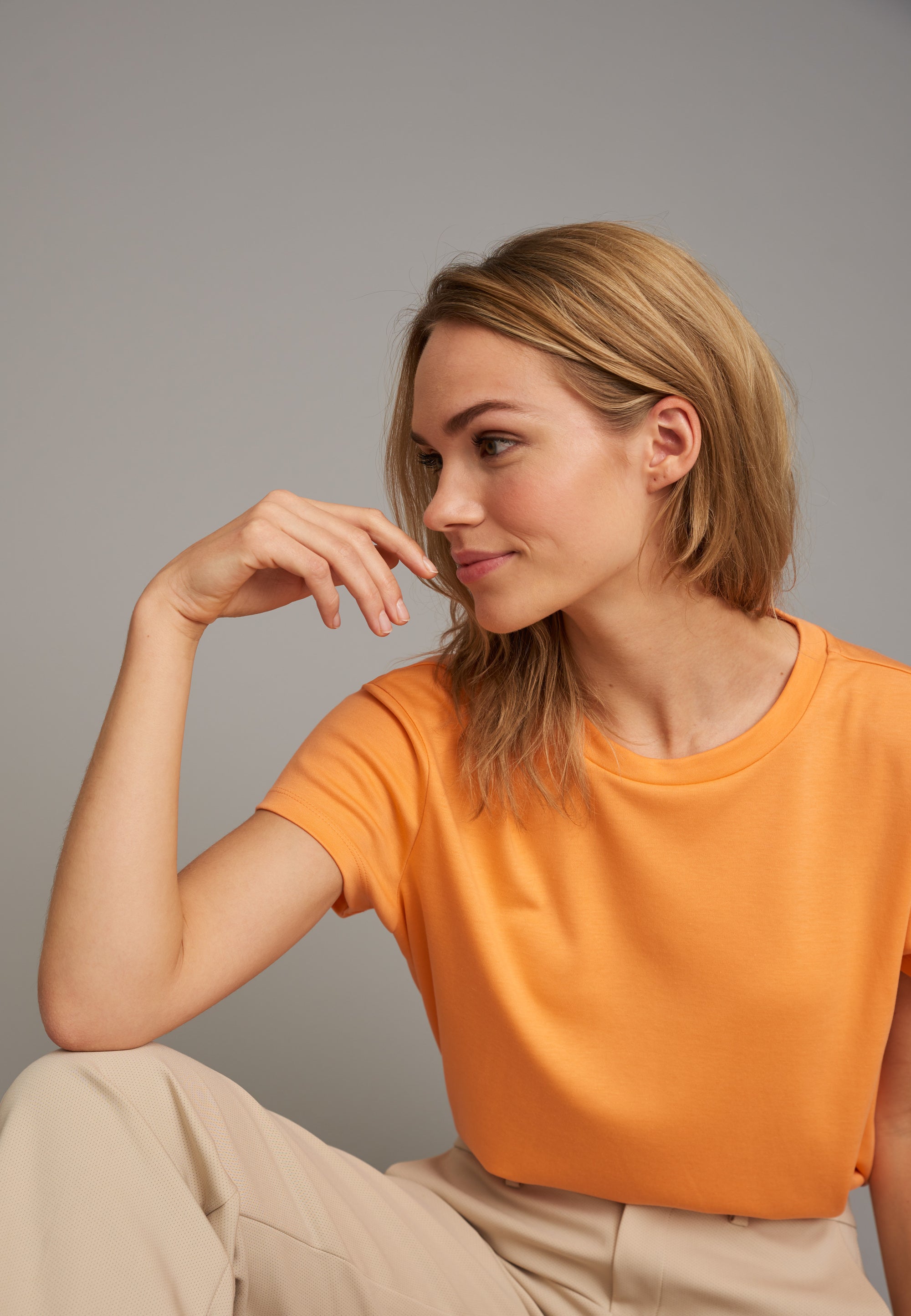 ECHTE SS T-shirt, T-shirts T-Shirts 01633 Cantaloupe