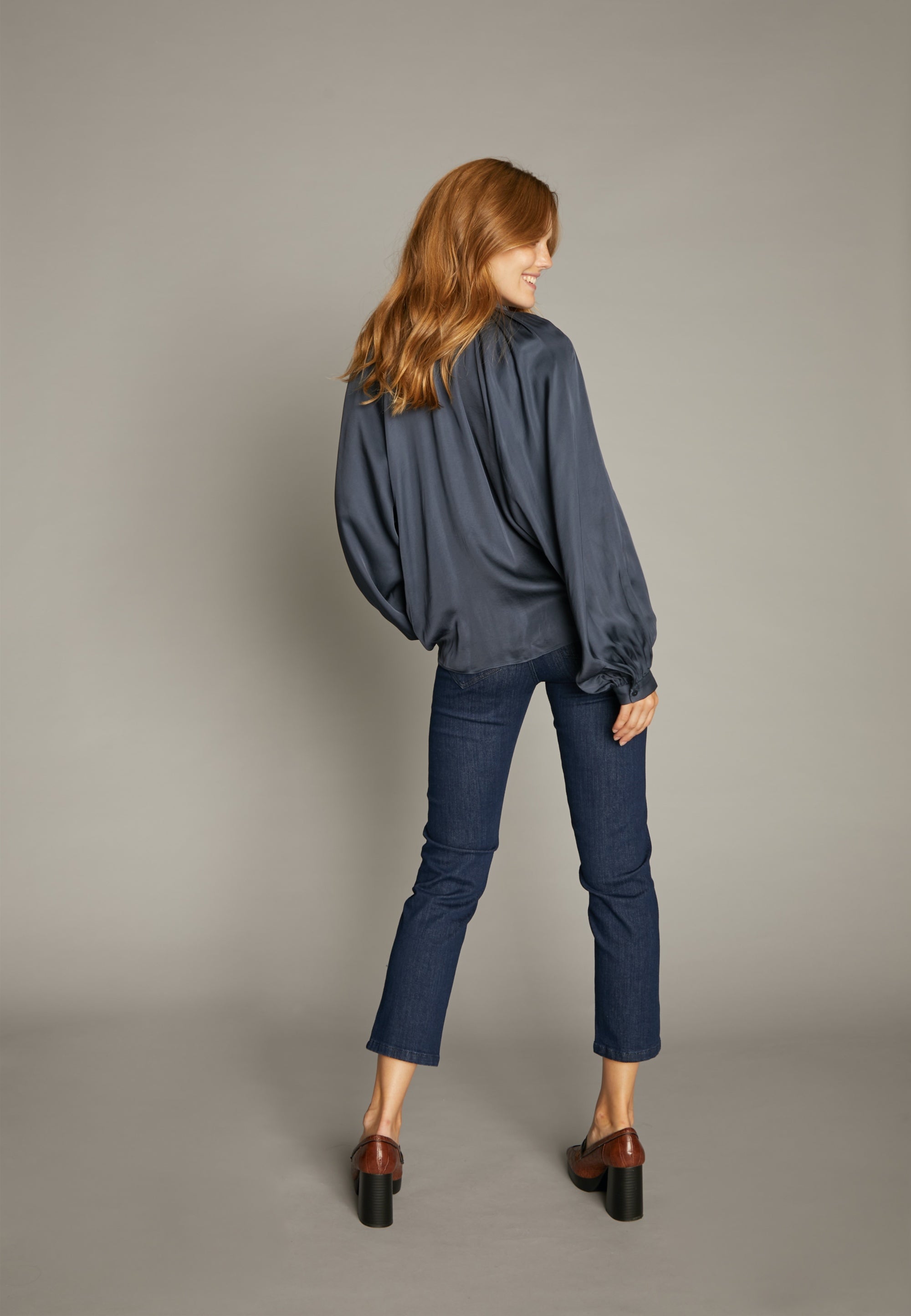 ECHTE Shirt w/Bow Shirts 03022 Navy