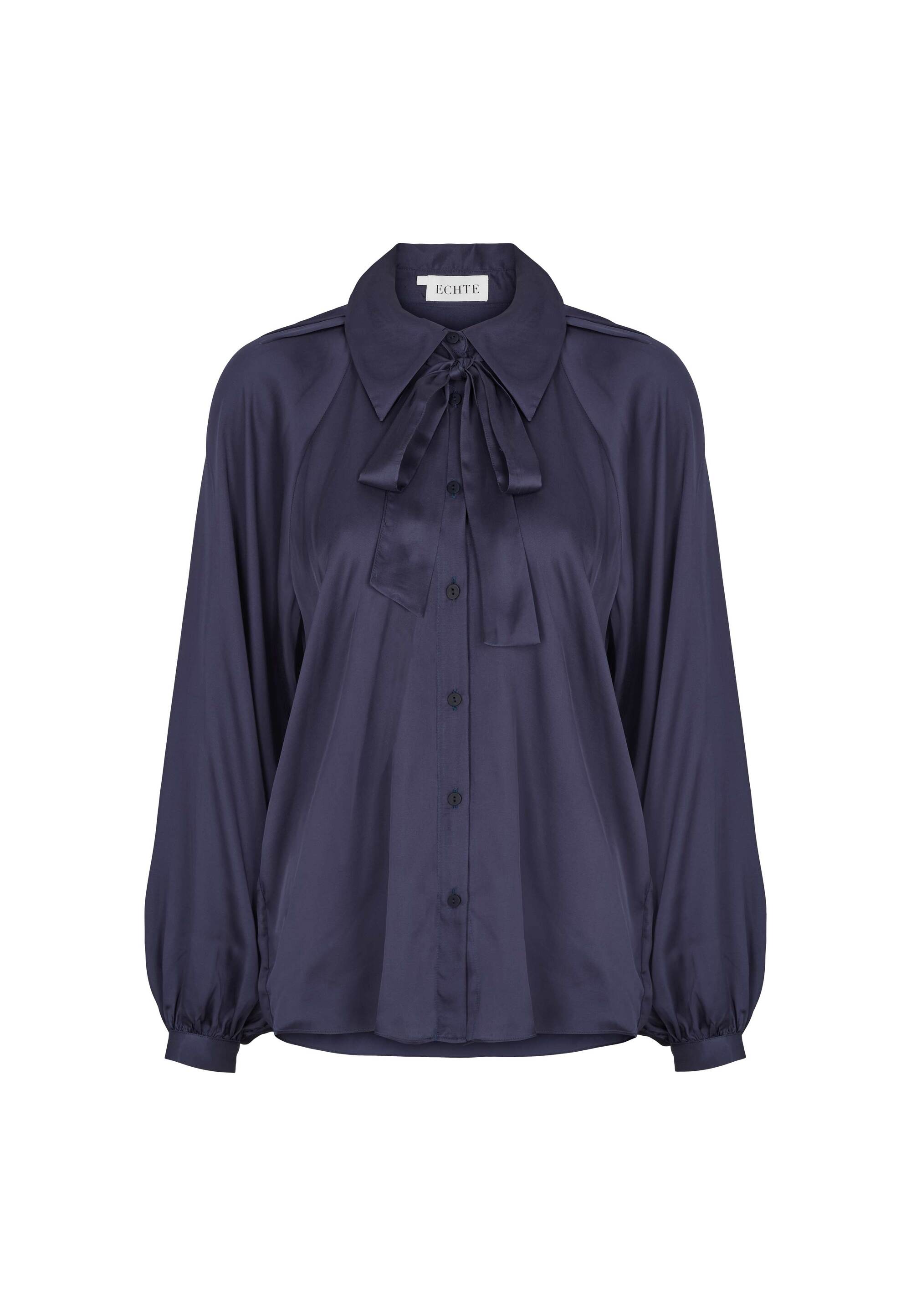 ECHTE Shirt w/Bow Shirts 03022 Navy