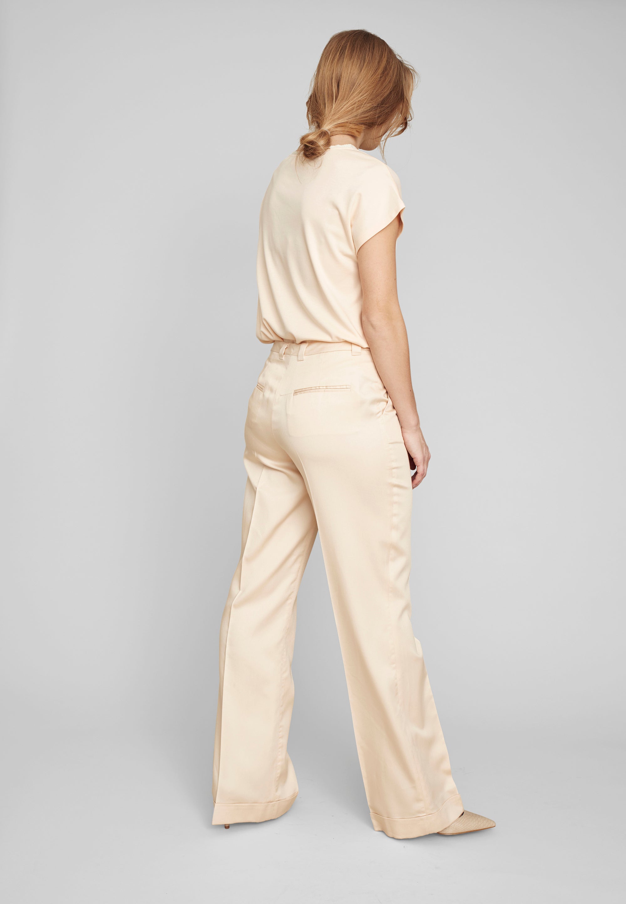 ECHTE Eiko, Loose Trousers ML Trousers 01120 Pale Peach