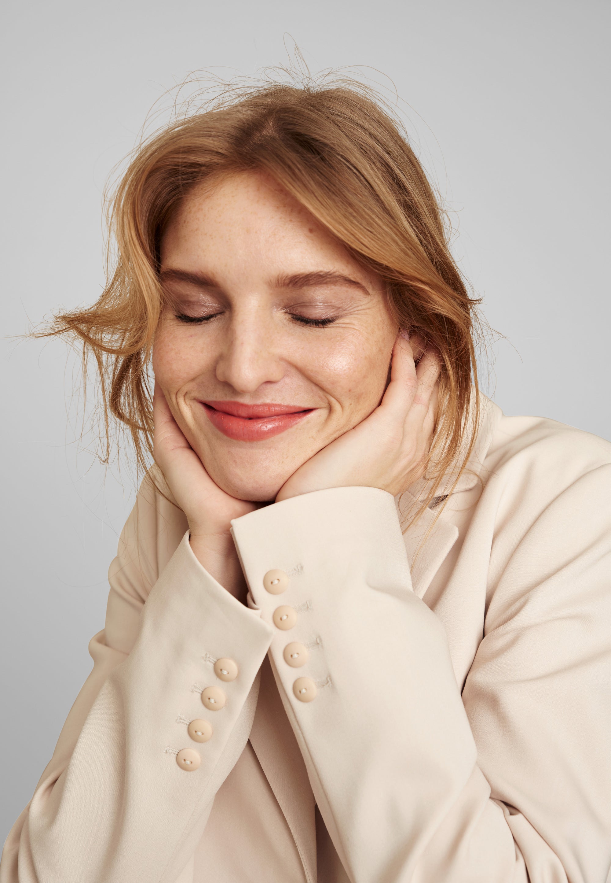 ECHTE Gaia Blazer Jackets 01246 Beige