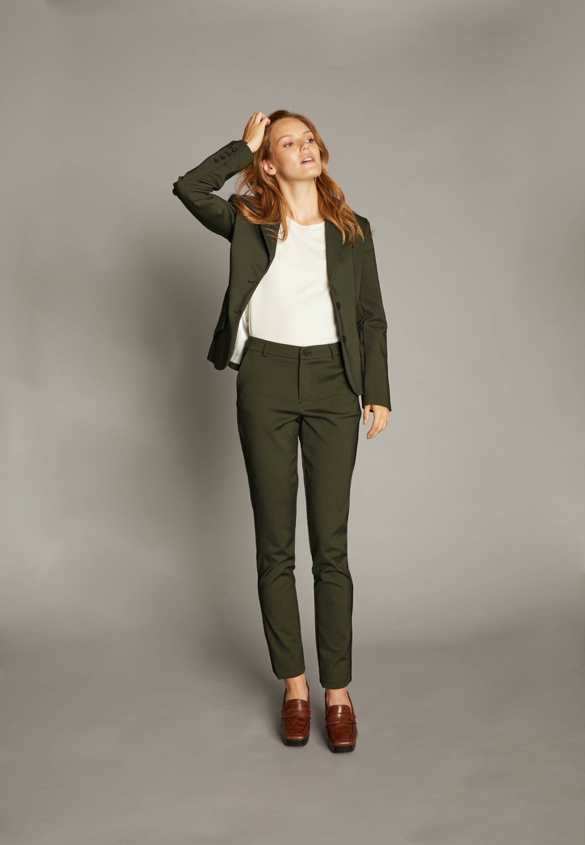 ECHTE Gaia, Regular In jackets Jackets 07007 Sulphur Yellow stripe