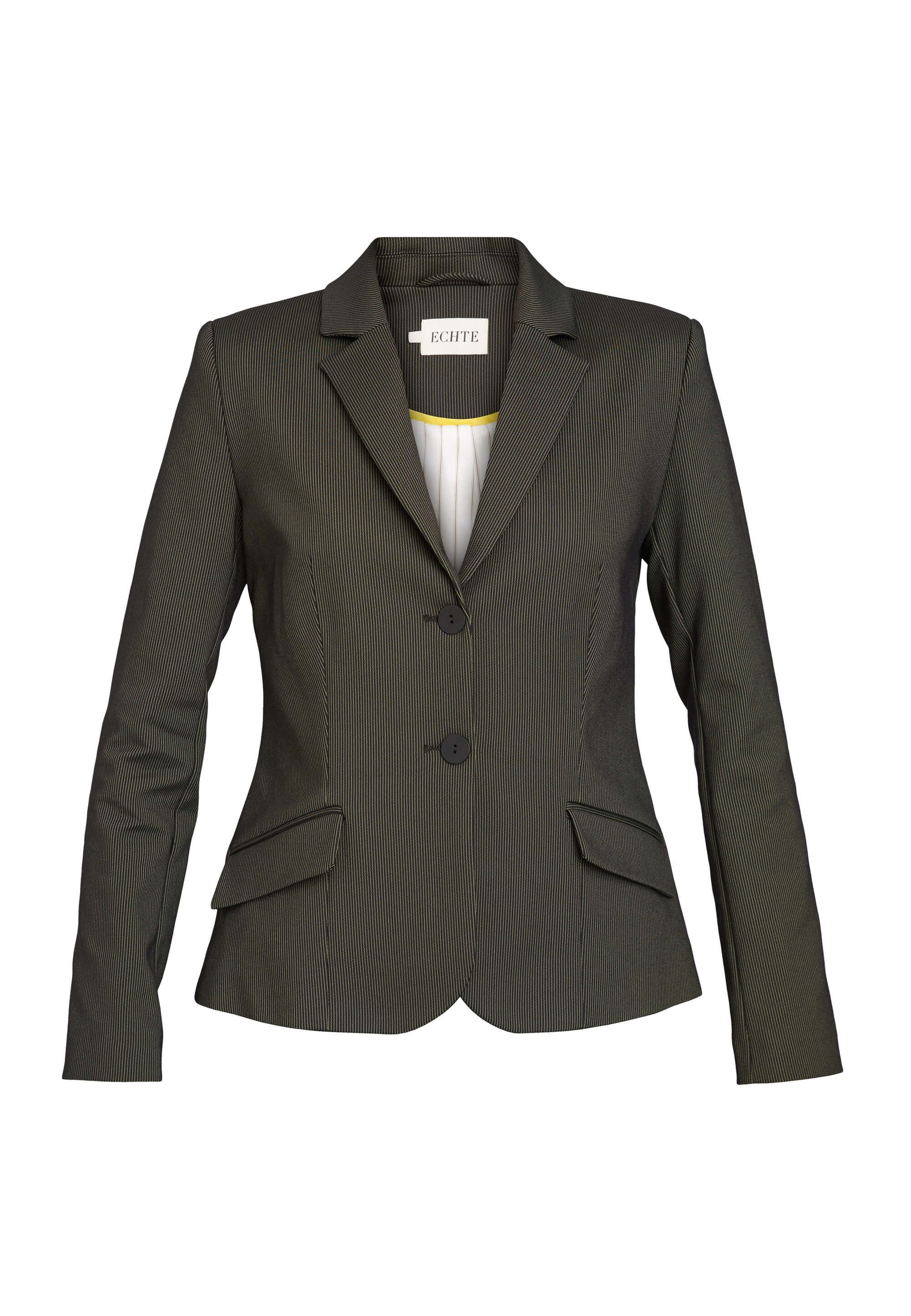 ECHTE Gaia, Regular In jackets Jackets 07007 Sulphur Yellow stripe