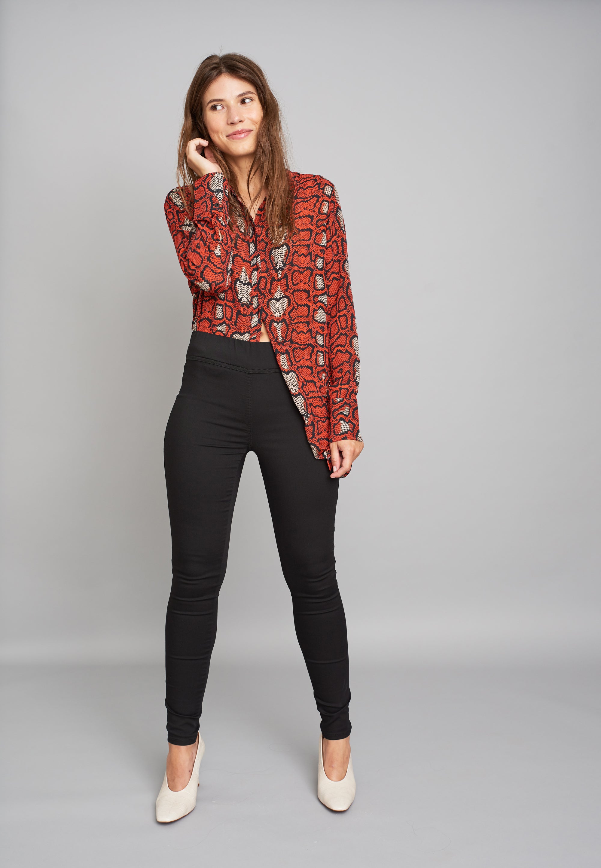 ECHTE Nahla, Skinny Trousers SL Trousers 01000 Black