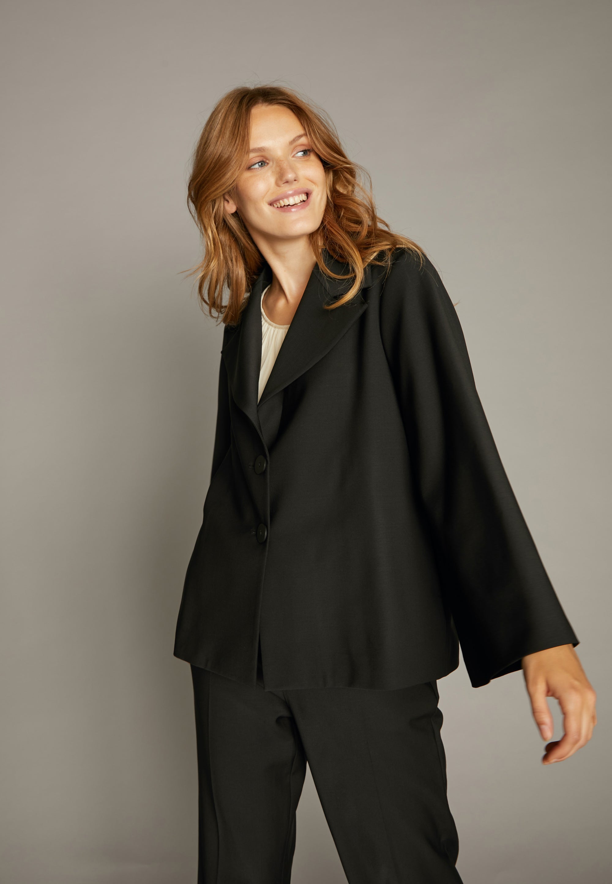 ECHTE Oversized Blazer Jackets 01000 Black