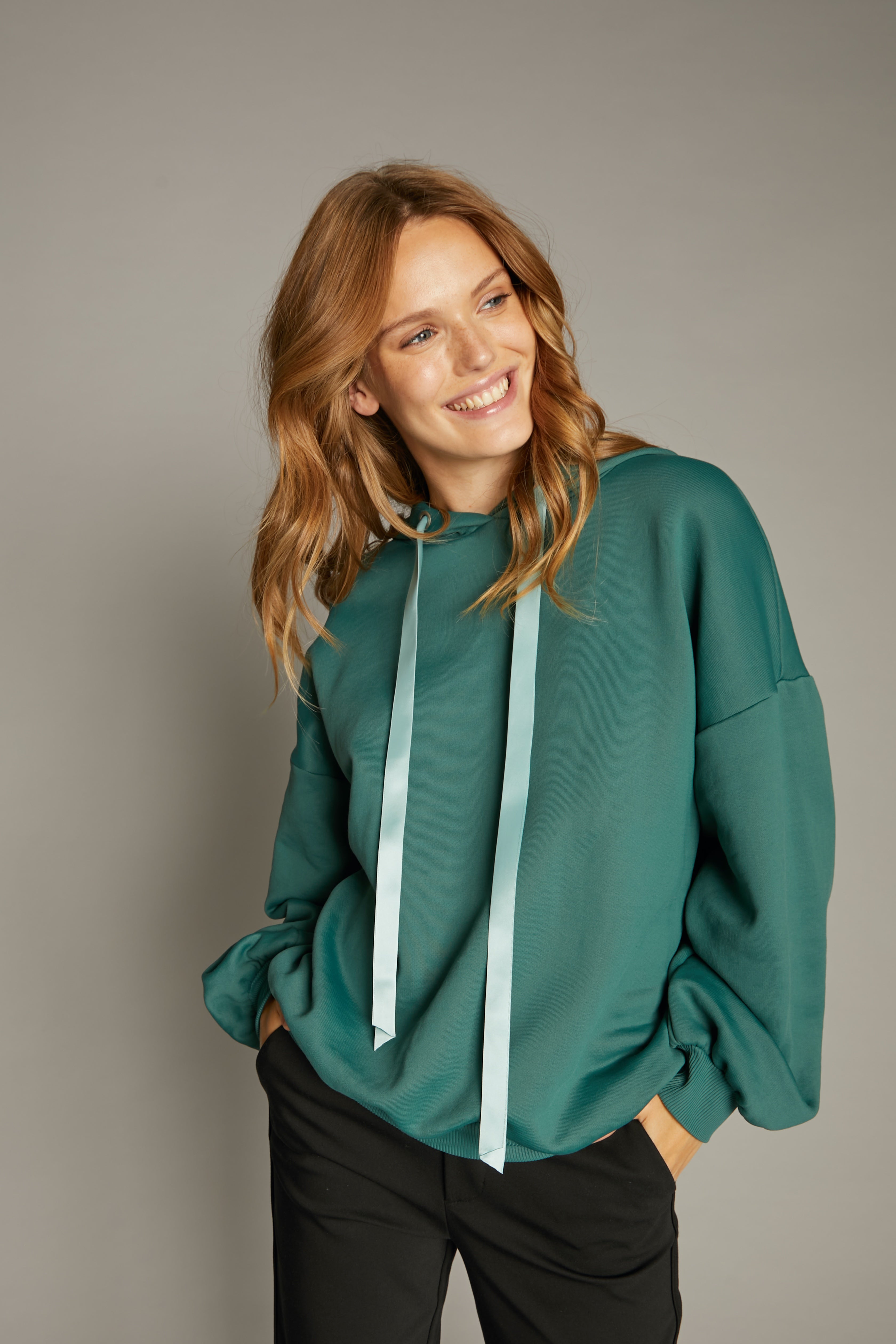 ECHTE Oversized Sweatshirt, Sweatshirts Sweatshirts 03070 Green Lichen