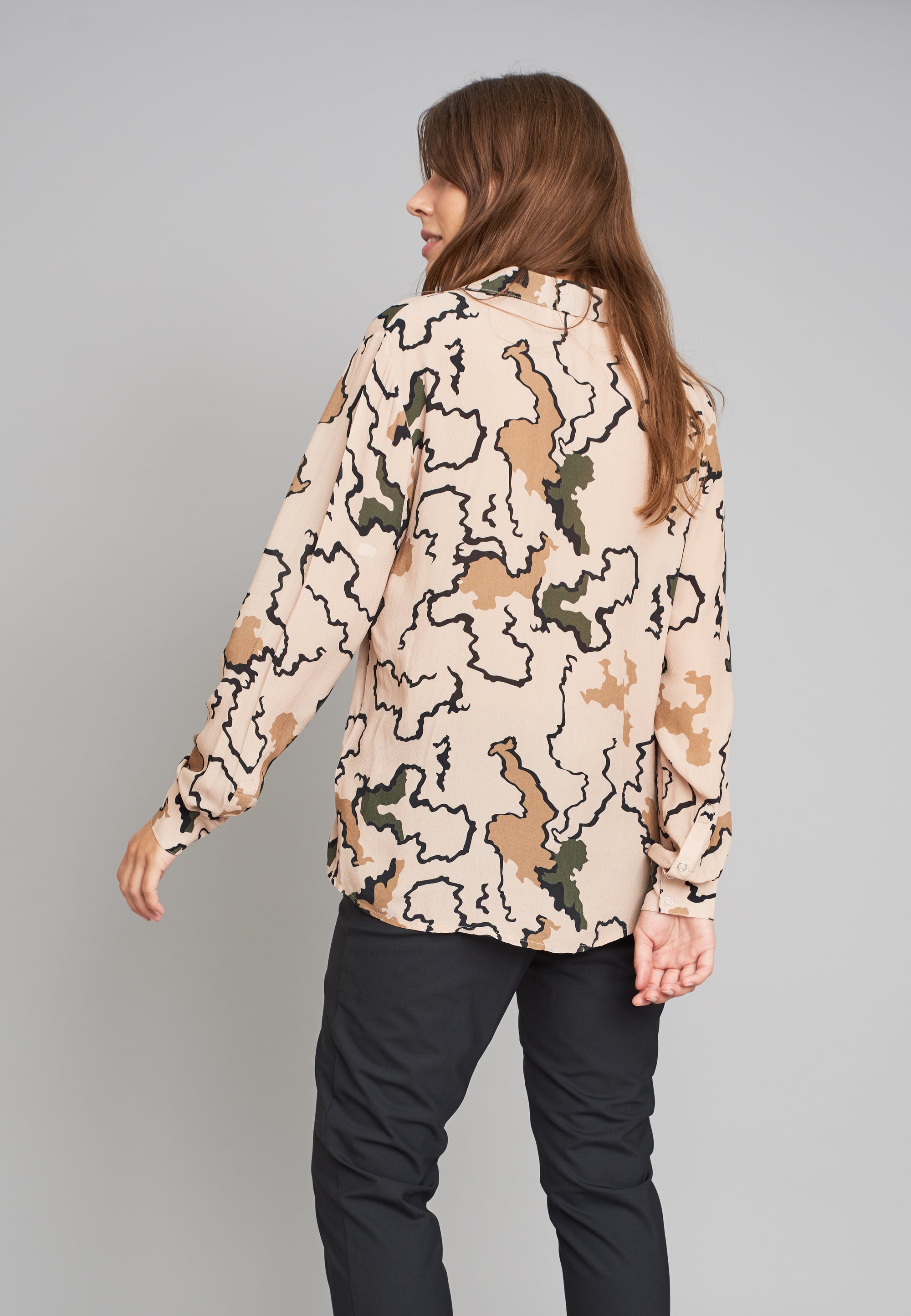 ECHTE Rigel, Regular Shirts Shirts 05014 Moonlight Beige Camouflage