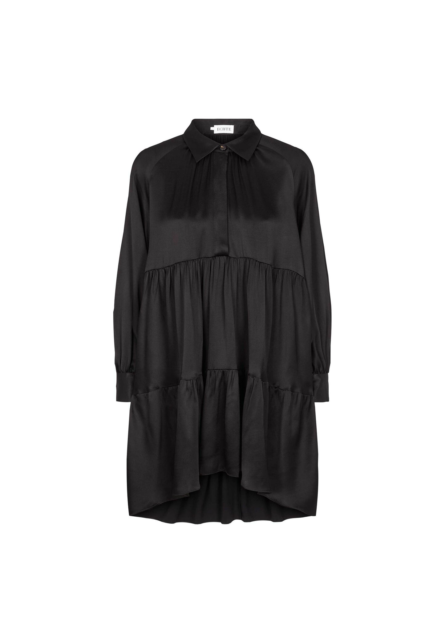 ECHTE Full-Volume Mini Dress, Dresses Dresses 01000 Black