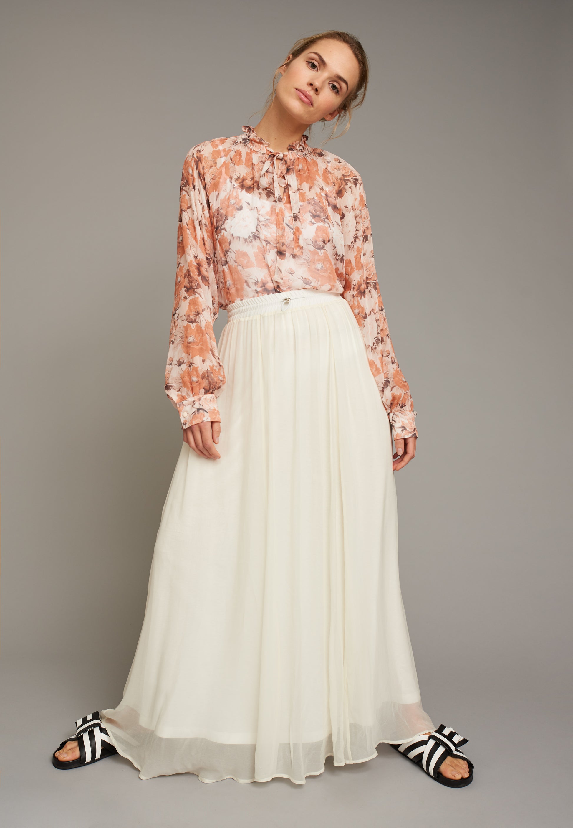 ECHTE Ruffled Skirt Skirts 01015 Off White