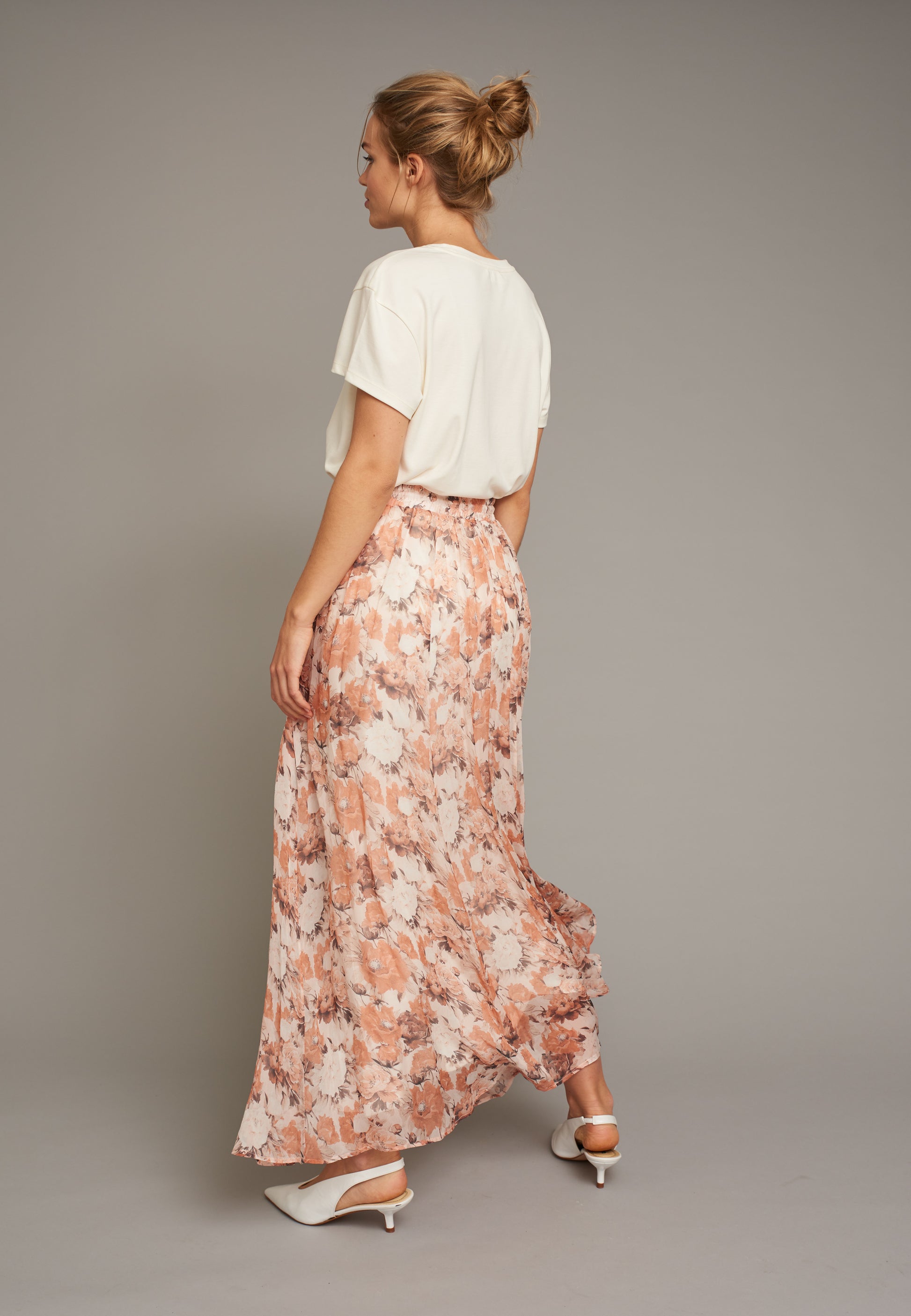 ECHTE Ruffled Skirt Skirts 05020 Flower Print