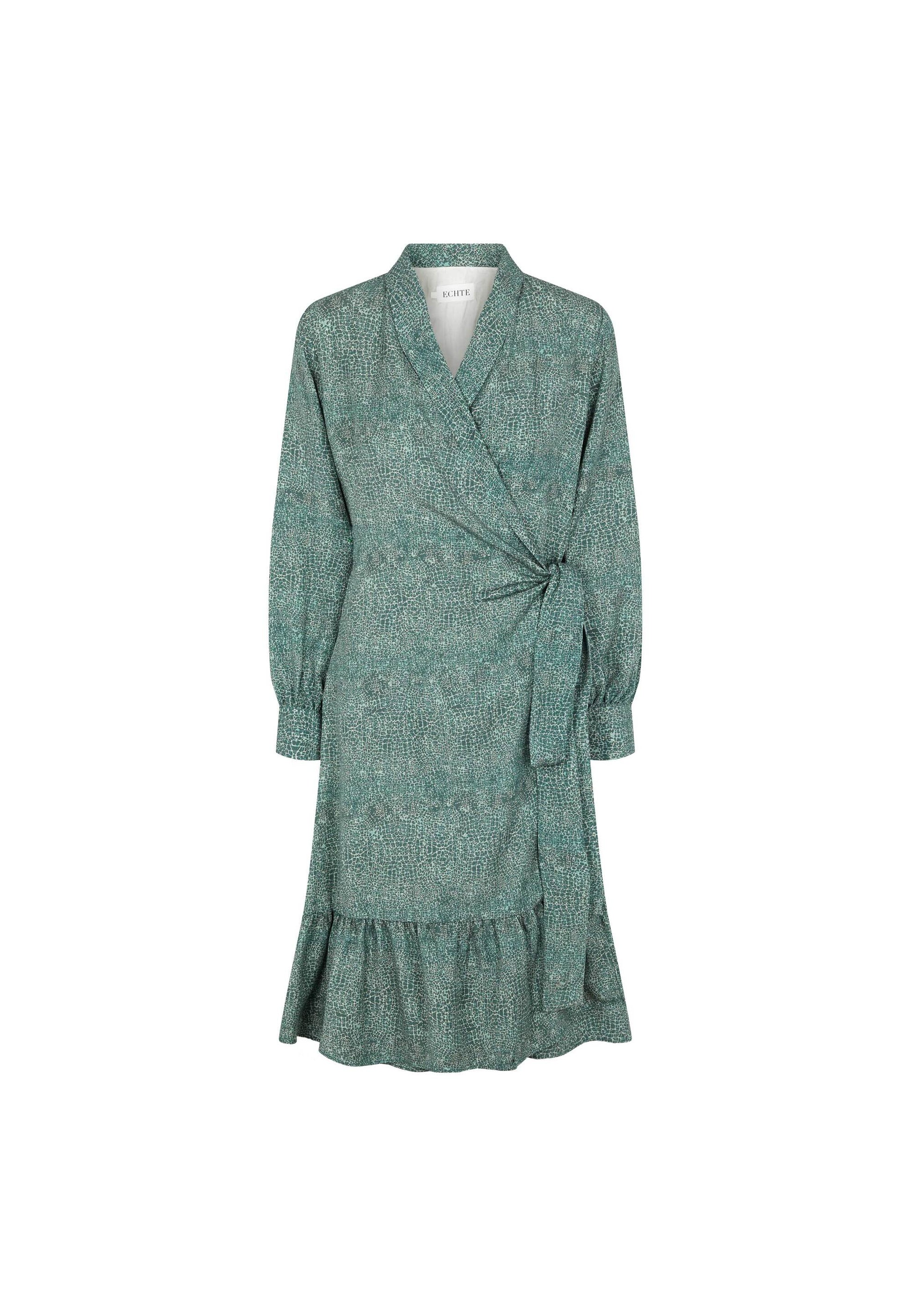 ECHTE The Wrap Dress, Dresses Dresses 05031 Green Croc